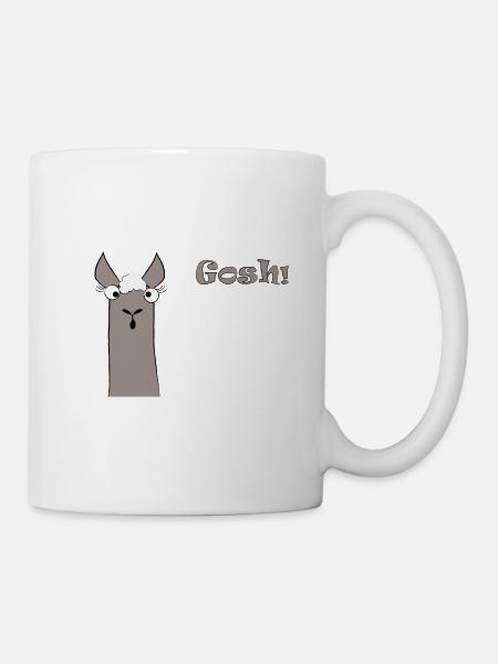 Llama alpaca - Mug - white