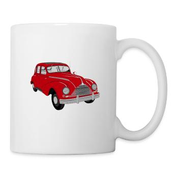 EMW 340 en rouge - Mug blanc - blanc - Droite