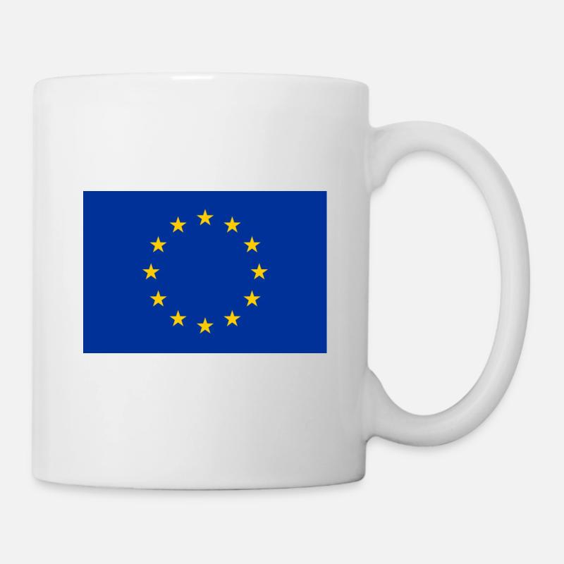 Europe Flag Eu - Mug - white