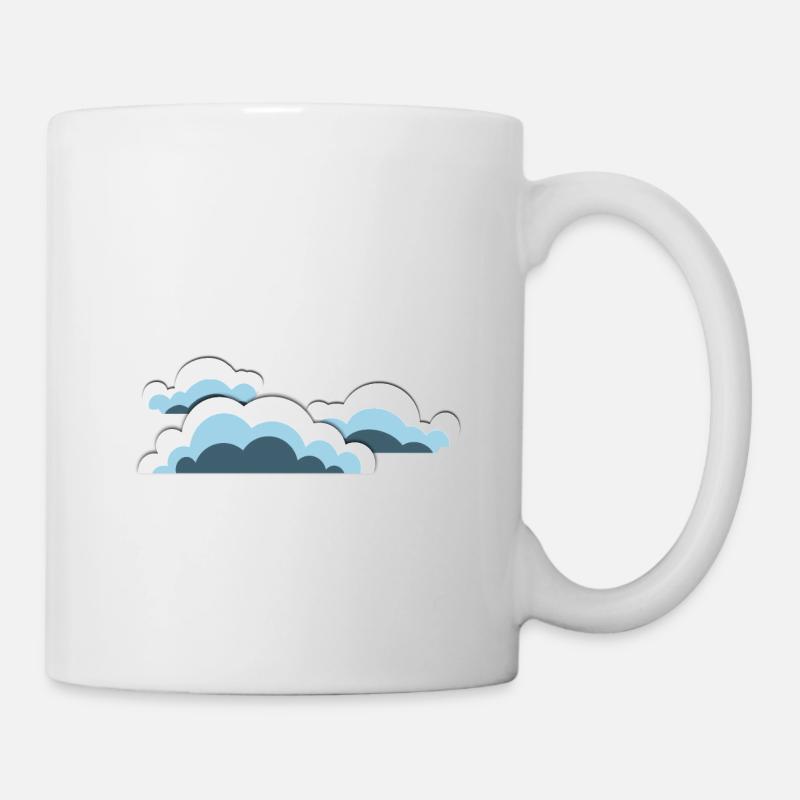 Des nuages - Mug blanc - blanc