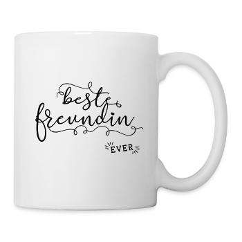 Beste Freundin - Tasse - Weiß - Rechts