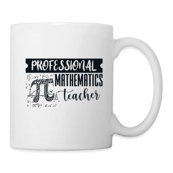 Professional Mathematics Teacher Math Design - Mug - white - Right