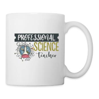 Wissenschaft Lehrer Wissenschaftsprofessor - Tasse - Weiß - Rechts
