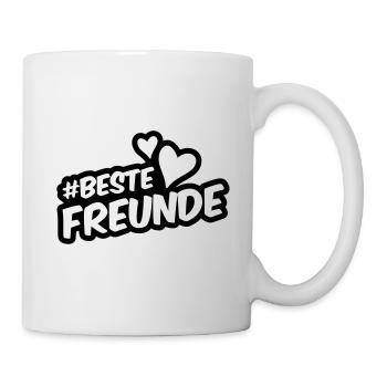 Beste Freunde Freundschaft - Tasse - Weiß - Rechts