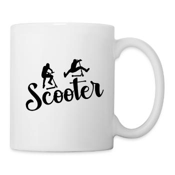 Scooter cadeau sport astuces hobby style de vie - Mug blanc - blanc - Droite
