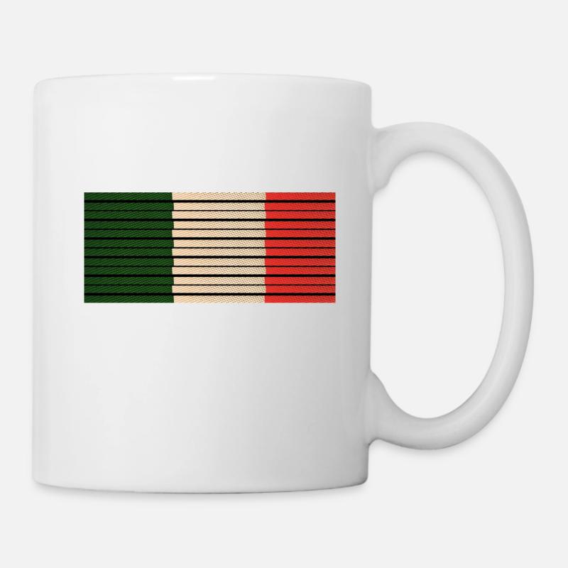 Drapeau italien 2021 - Mug blanc - blanc