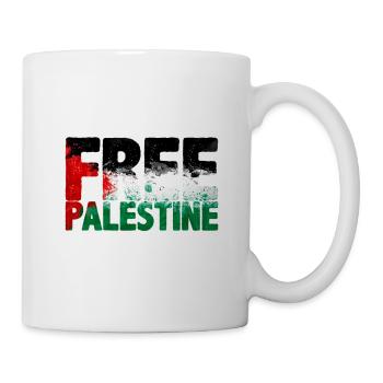 Freies Palästina - Tasse - Weiß - Rechts