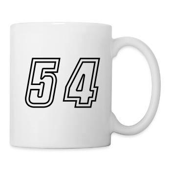 54 Number number - Mug - white - Right