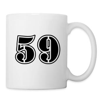 59 Number Symbol - Mug - white - Right