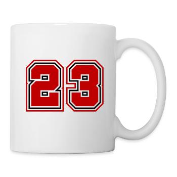 23 Number symbol - Mug - white - Right