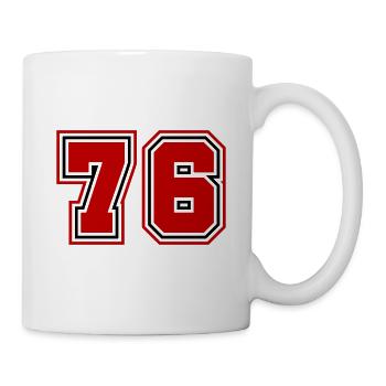 Symbole numérique 76 - Mug blanc - blanc - Droite