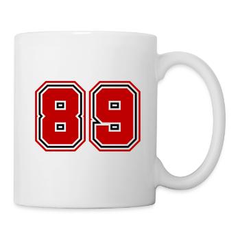 Symbole numérique 89 - Mug blanc - blanc - Droite