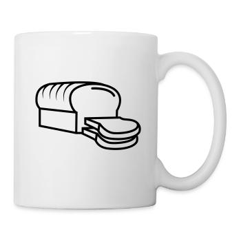 Bread icon symbol - Mug - white - Right