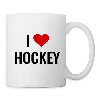 Hockey - Tasse - Weiß - Rechts