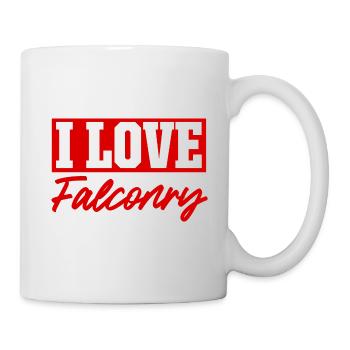 J’adore la fauconnerie - Mug blanc - blanc - Droite