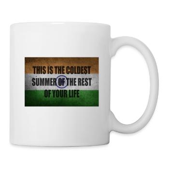 Idée cadeau des dictons sur le changement climatique - Mug blanc - blanc - Droite