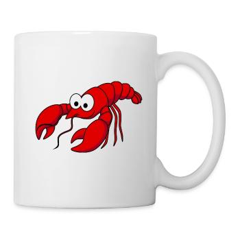 Homard Comic Animal - Mug blanc - blanc - Droite