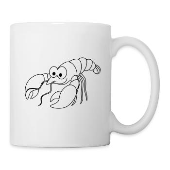 Homard Comic Animal - Mug blanc - blanc - Droite