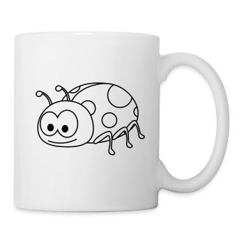 Ladybug Comic Animal - Mug - white - Right