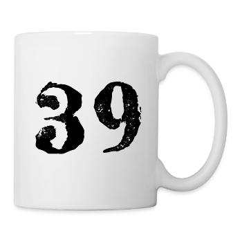 39 Number jersey - Mug - white - Right