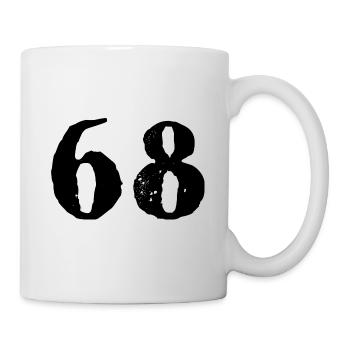 Maillot à 68 numéros - Mug blanc - blanc - Droite