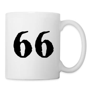 66 number jersey - Mug - white - Right