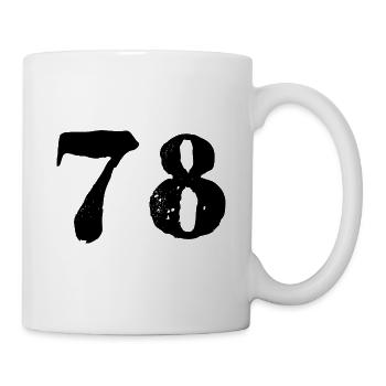 78 Number jersey - Mug - white - Right