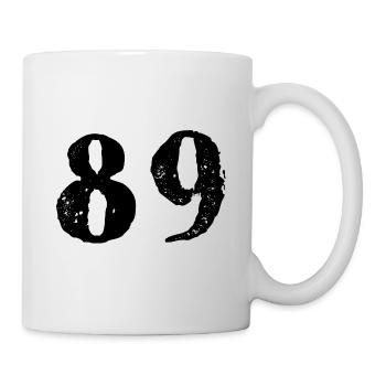 89 number jersey - Mug - white - Right
