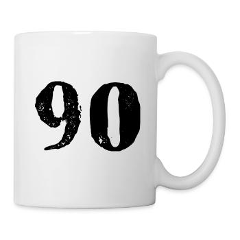 90 number jersey - Mug - white - Right