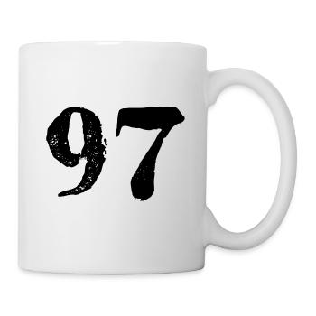Maillot numéro 97 - Mug blanc - blanc - Droite