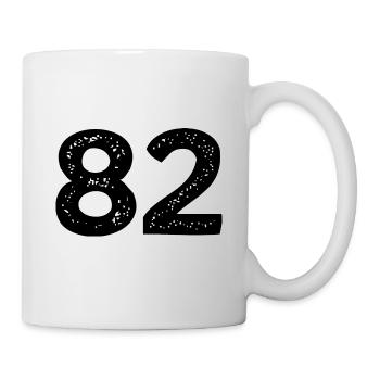 82 number jersey - Mug - white - Right
