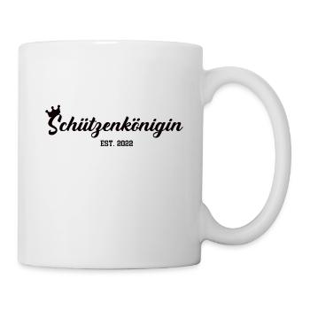 Schützenfest Schützenkönigin 2022 Schützenverein - Tasse - Weiß - Rechts