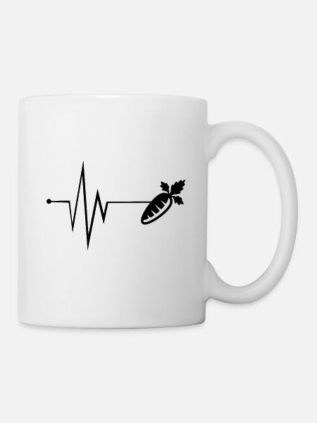 Pouls de carotte - Mug blanc - blanc