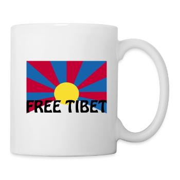 free tibet - Tasse - Weiß - Rechts