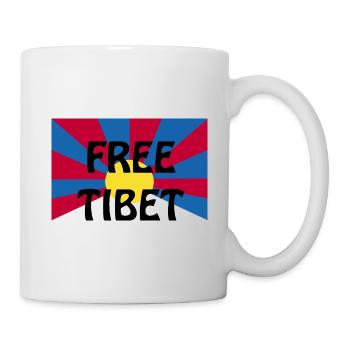 free tibet - Tasse - Weiß - Rechts