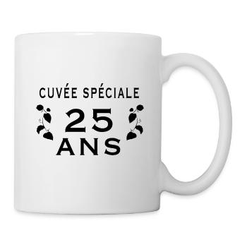 Cuvée spéciale 25 ans - Mug blanc - blanc - Droite