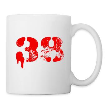 38 number symbol - Mug - white - Right