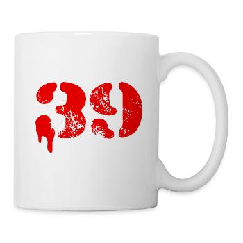39 Symbole numérique - Mug blanc - blanc - Droite