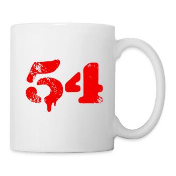 Symbole numérique 54 - Mug blanc - blanc - Droite