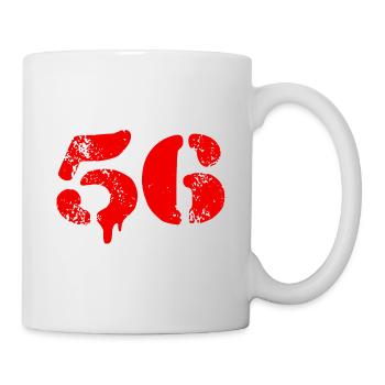 56 Number Symbol - Mug - white - Right