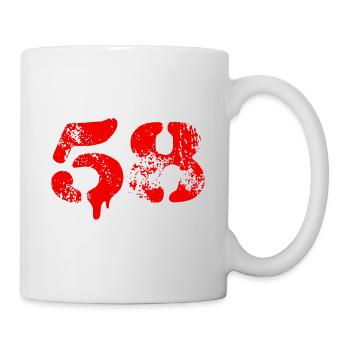 Symbole numérique 58 - Mug blanc - blanc - Droite