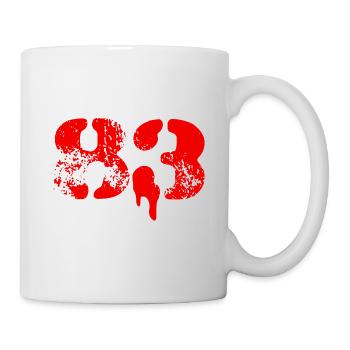 83 Number Symbol - Mug - white - Right