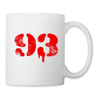 93 Number Symbol - Mug - white - Right