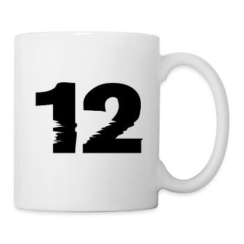 12 Number - Mug - white - Right
