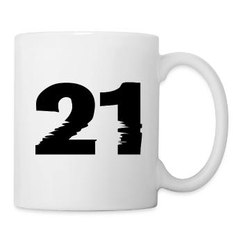 21 Number - Mug - white - Right