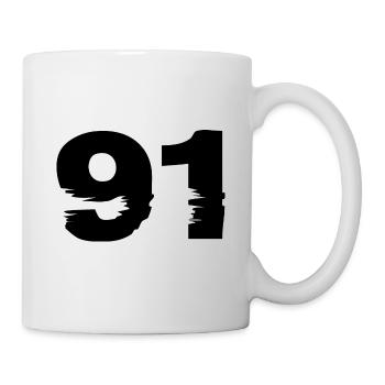 91 number - Mug - white - Right