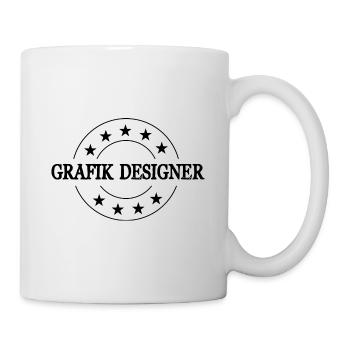 Grafik Designer Beruf - Tasse - Weiß - Rechts