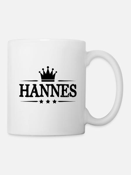 Hannes - Tasse - Weiß