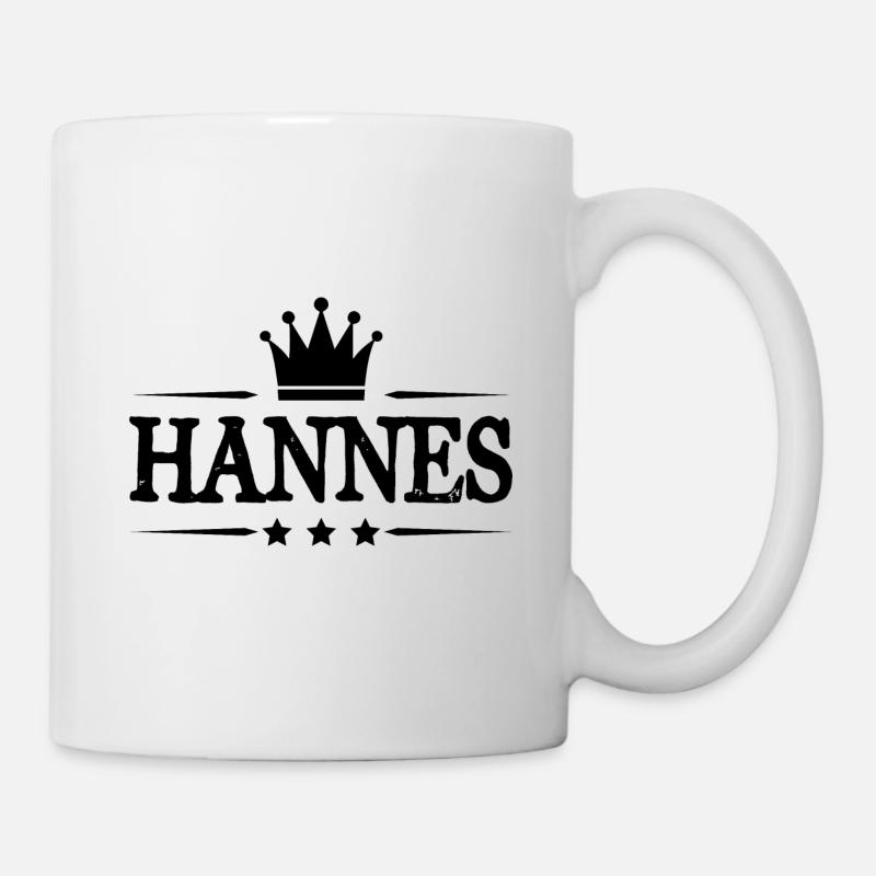 Hannes - Tasse - Weiß