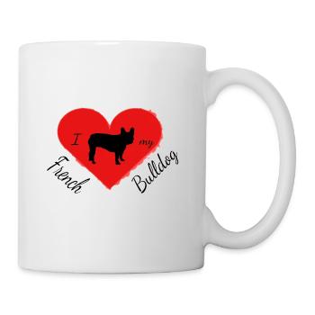 Frenchie, Bully, Bouledogue français, Cadeau - Mug blanc - blanc - Droite